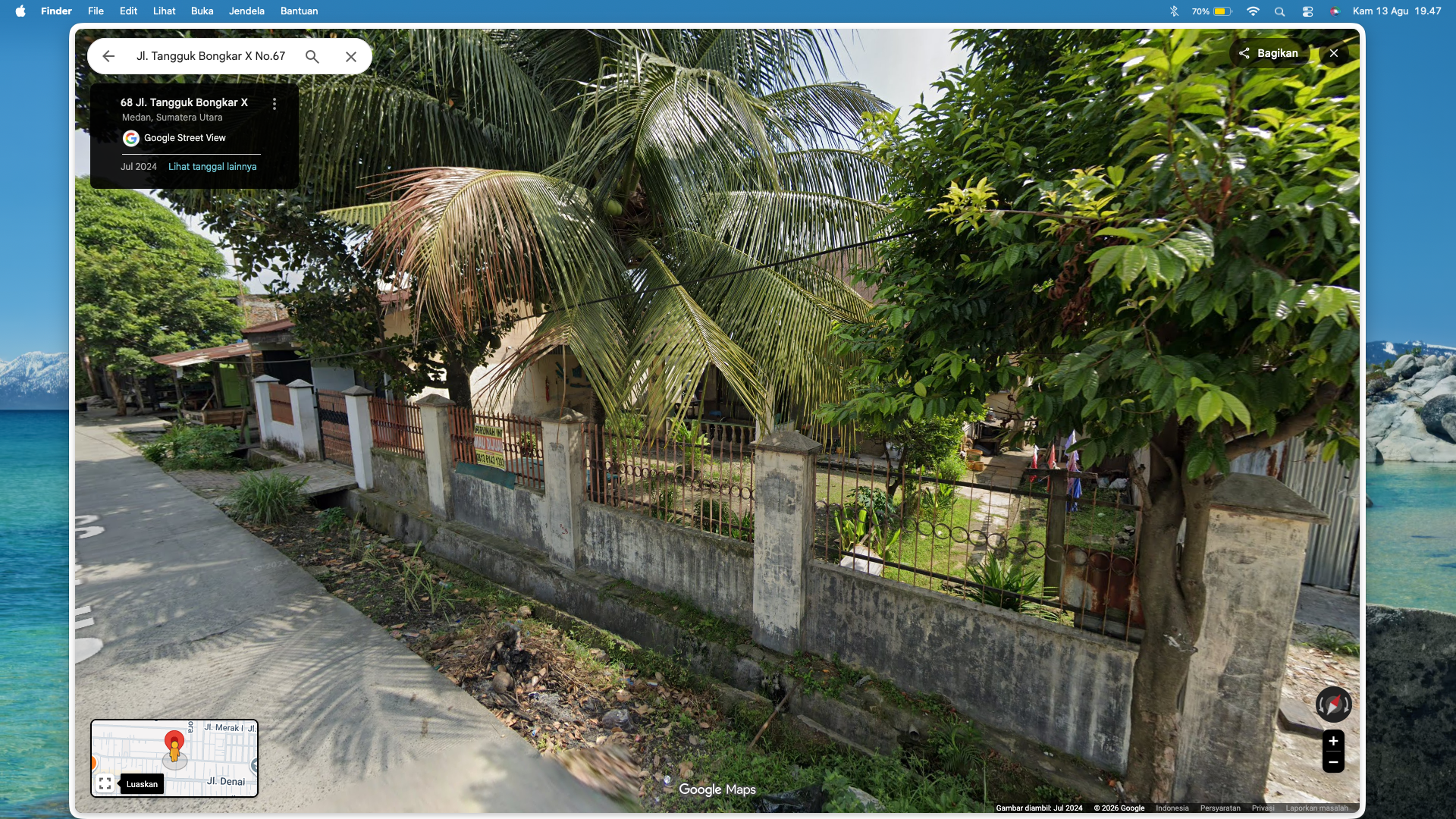 Batas Samping Lahan (20 x 30m)